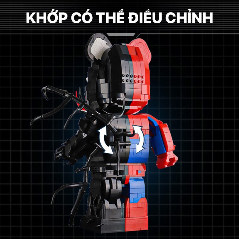 Mô hình lắp ghép - Bear Robot - Venom 18807 3 mo hinh lap ghep bear robot venom 18807 03